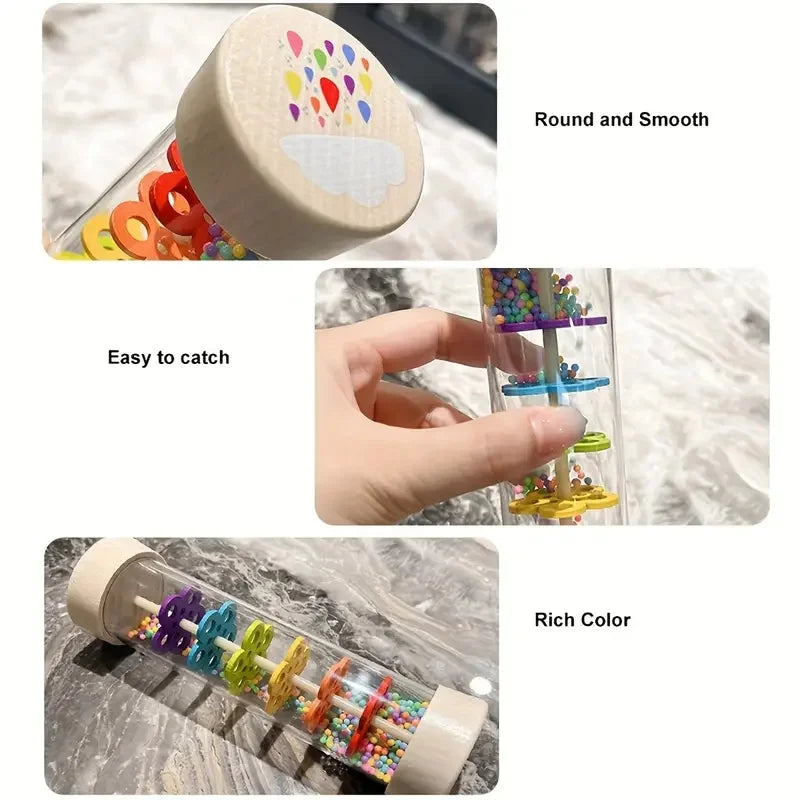 Wooden Rain Sound Tube