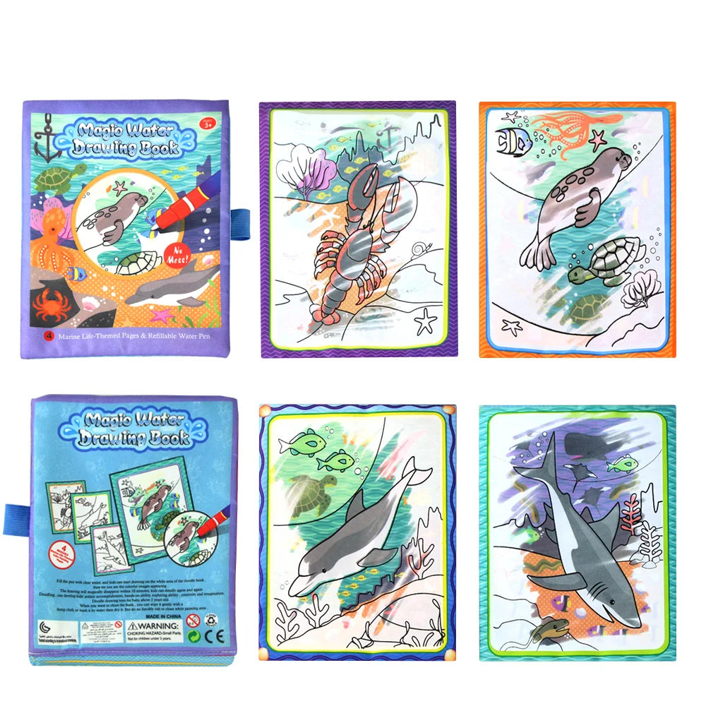 Coolplay  Magic Water Drawing Book Coloring Book