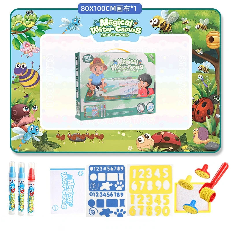 Magic Water Drawing Mat Coloring Doodle -100x80CM