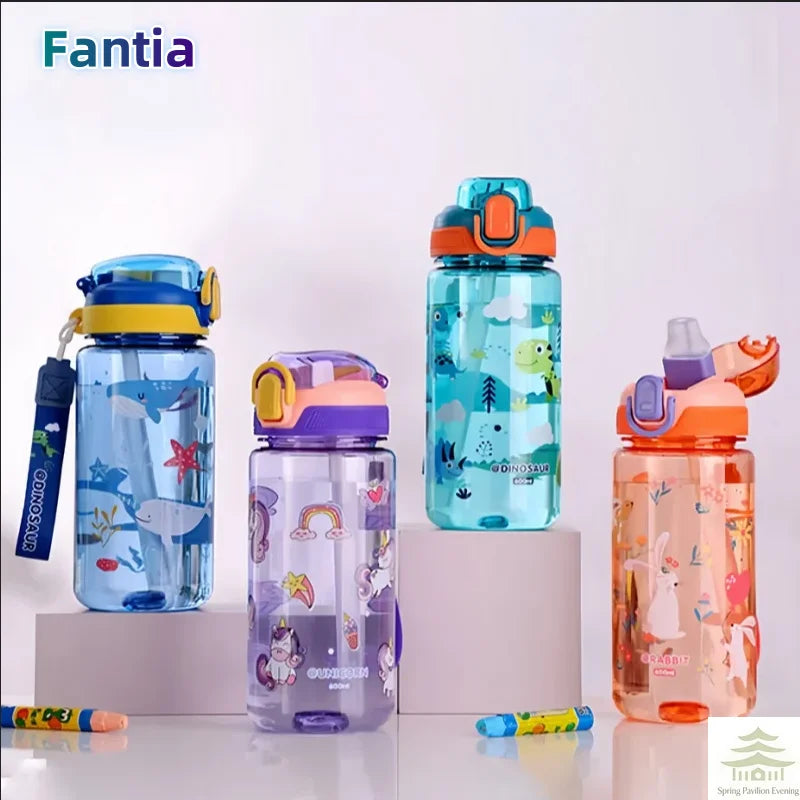 Dinosaur Water Bottle For Kids -600ml