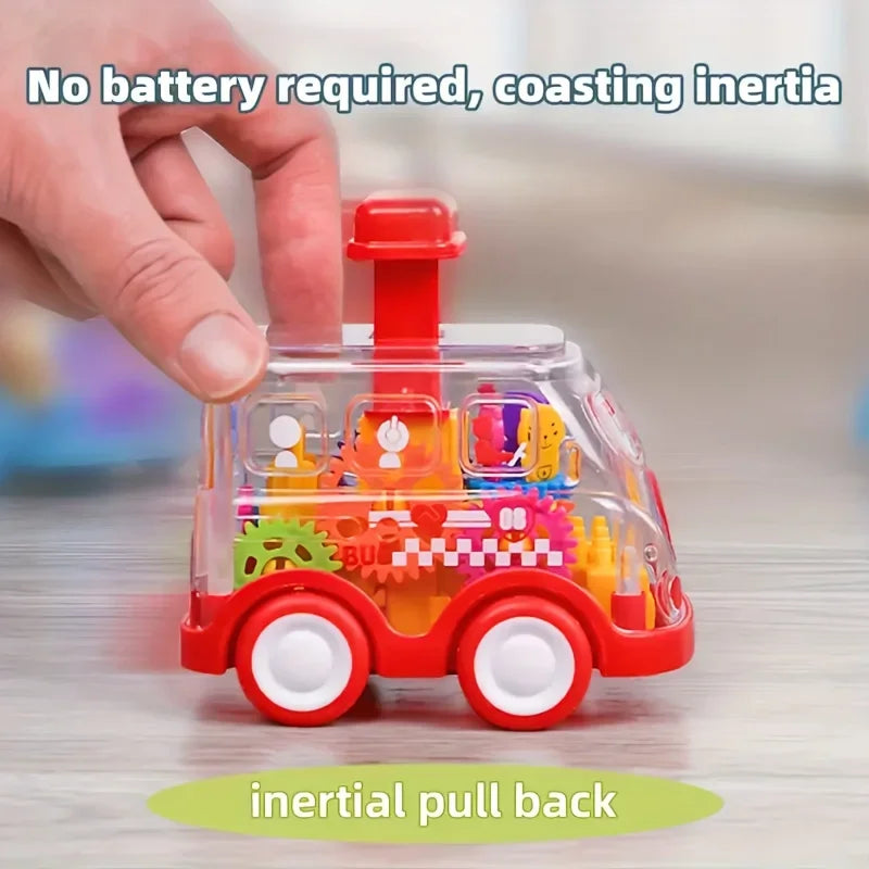 Transparent Move Gear Car