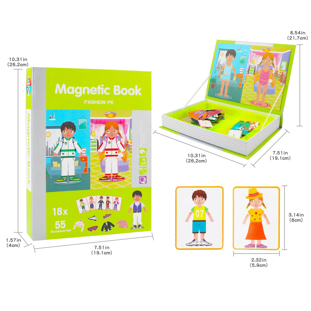 Magnetic Puzzle Book- Brain Training Games