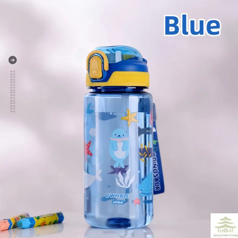 Dinosaur Water Bottle For Kids -600ml