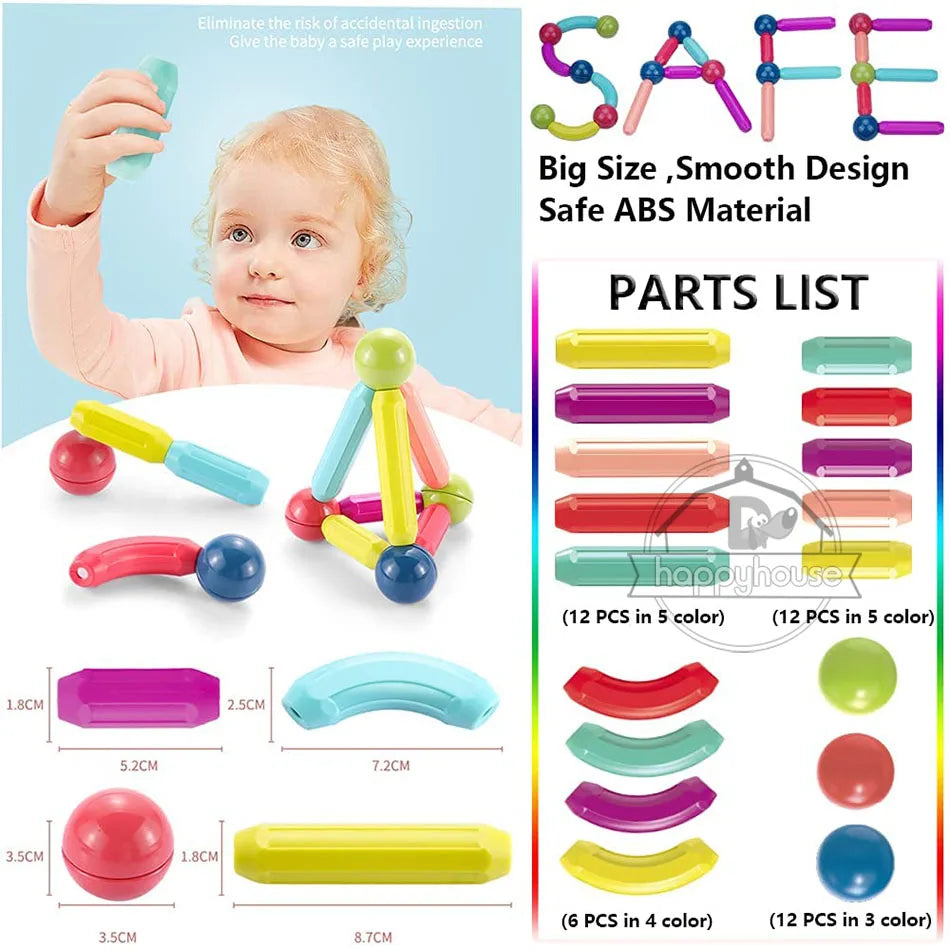 Magnetic Blocks Set Toys for Kids