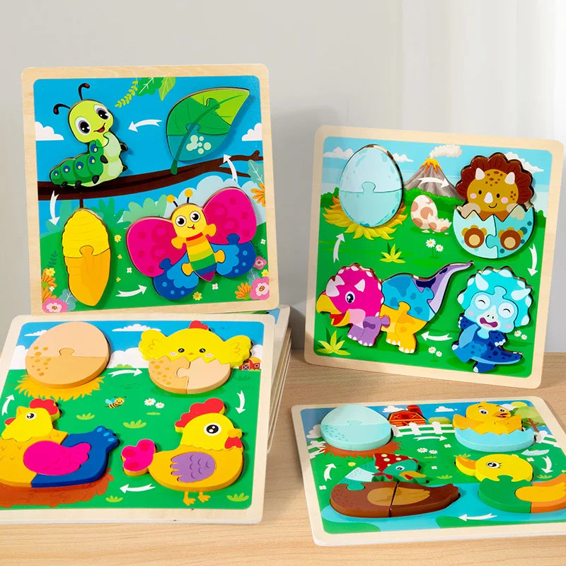 Wooden 3D Puzzle Toys