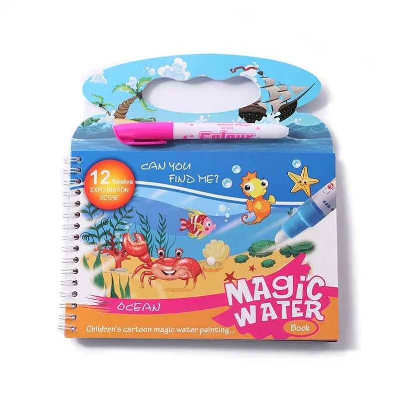 Magical Water Painting Book