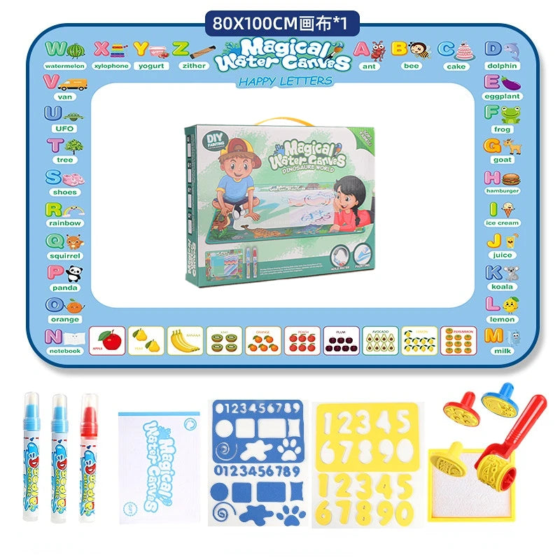 Magic Water Drawing Mat Coloring Doodle -100x80CM