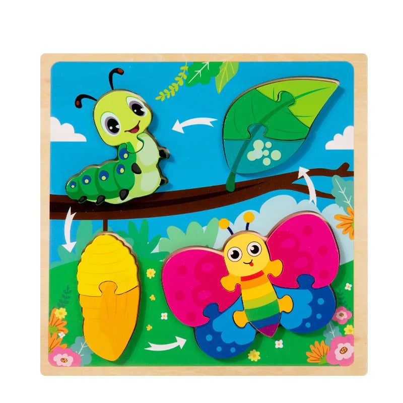 Wooden 3D Puzzle Toys
