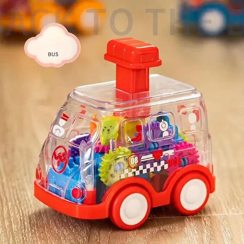 Transparent Move Gear Car