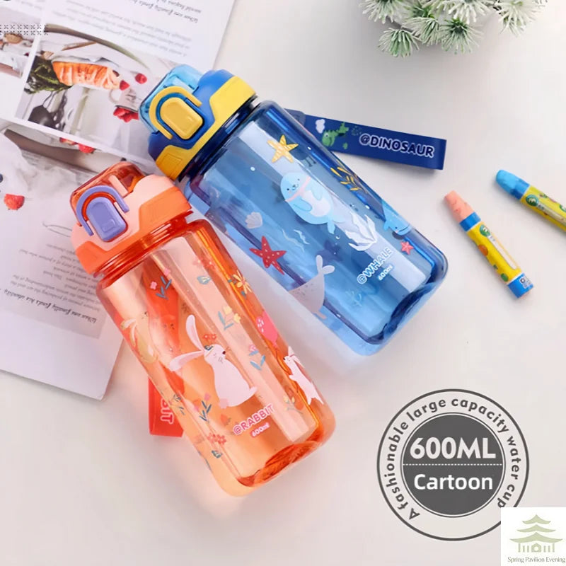 Dinosaur Water Bottle For Kids -600ml
