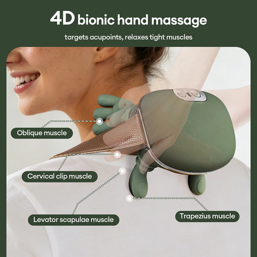 4D Bionic Finger Neck Masager Wireless