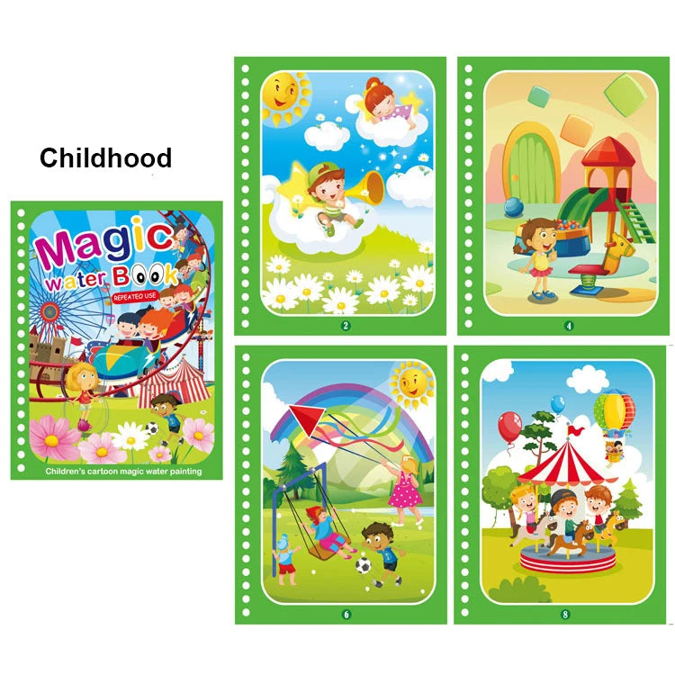 Magic Water Painting Book - Educational Toys For Baby 1 2 3 Years
