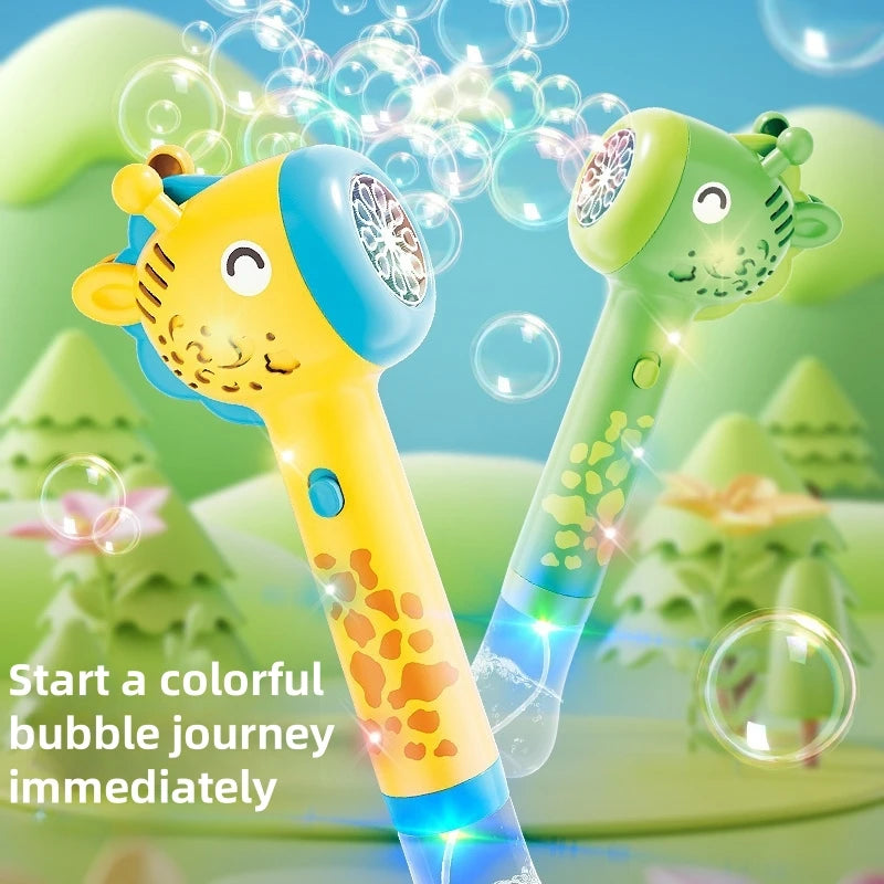 Dinosaur Giraffe Bubble Blowing Machine