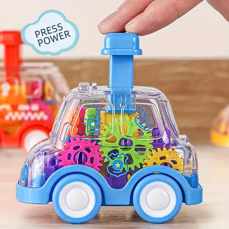Transparent Move Gear Car