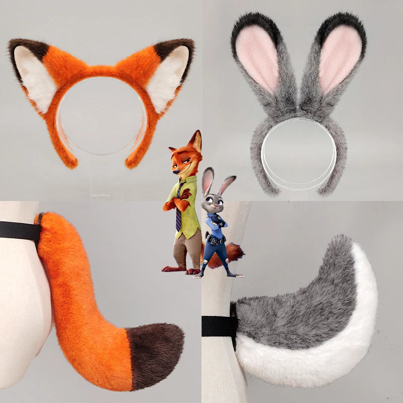 Judy Nick Cos Animal Zootopia Headband