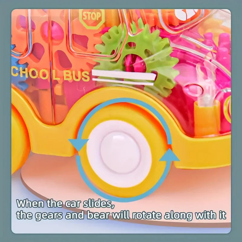 Transparent Move Gear Car