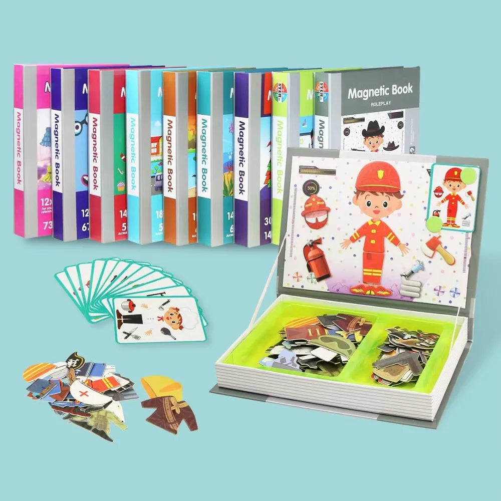 Magnetic Puzzle Book- Brain Training Games