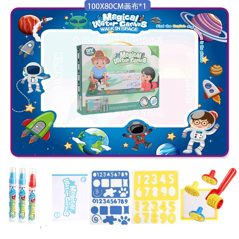 Magic Water Drawing Mat Coloring Doodle -100x80CM