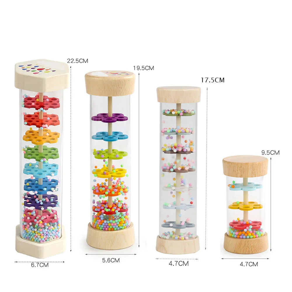 Wooden Rain Sound Tube