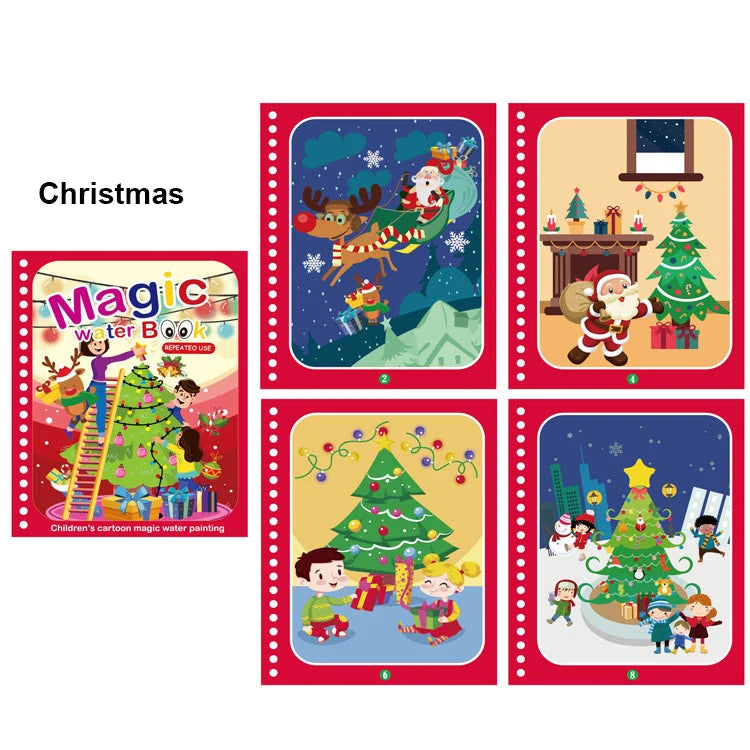 Magic Water Painting Book - Educational Toys For Baby 1 2 3 Years