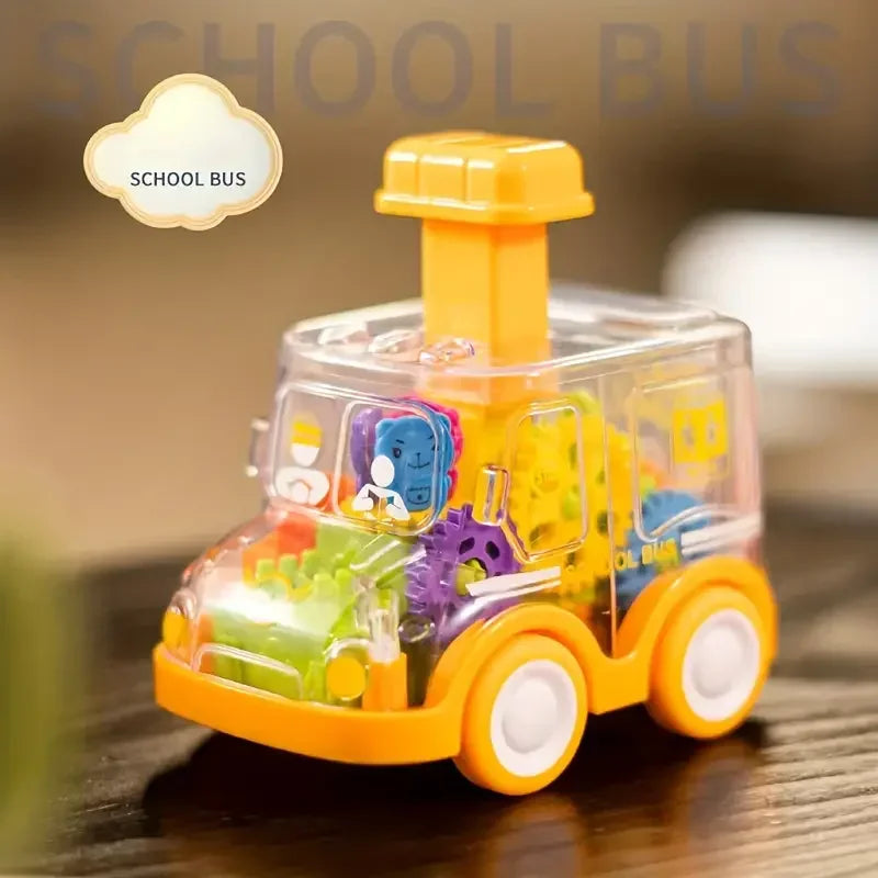 Transparent Move Gear Car