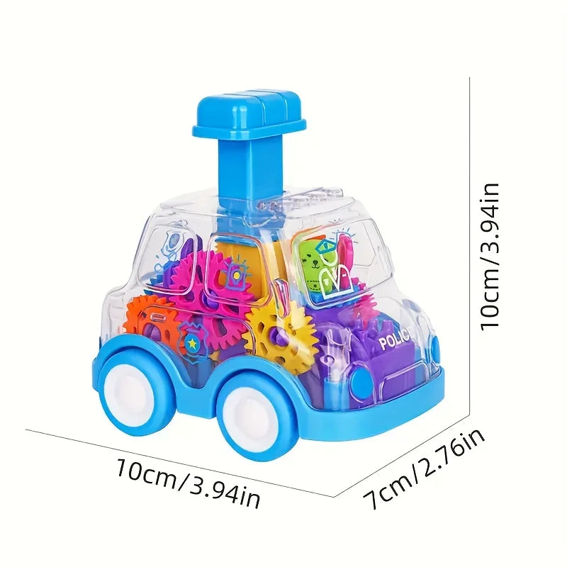 Transparent Move Gear Car