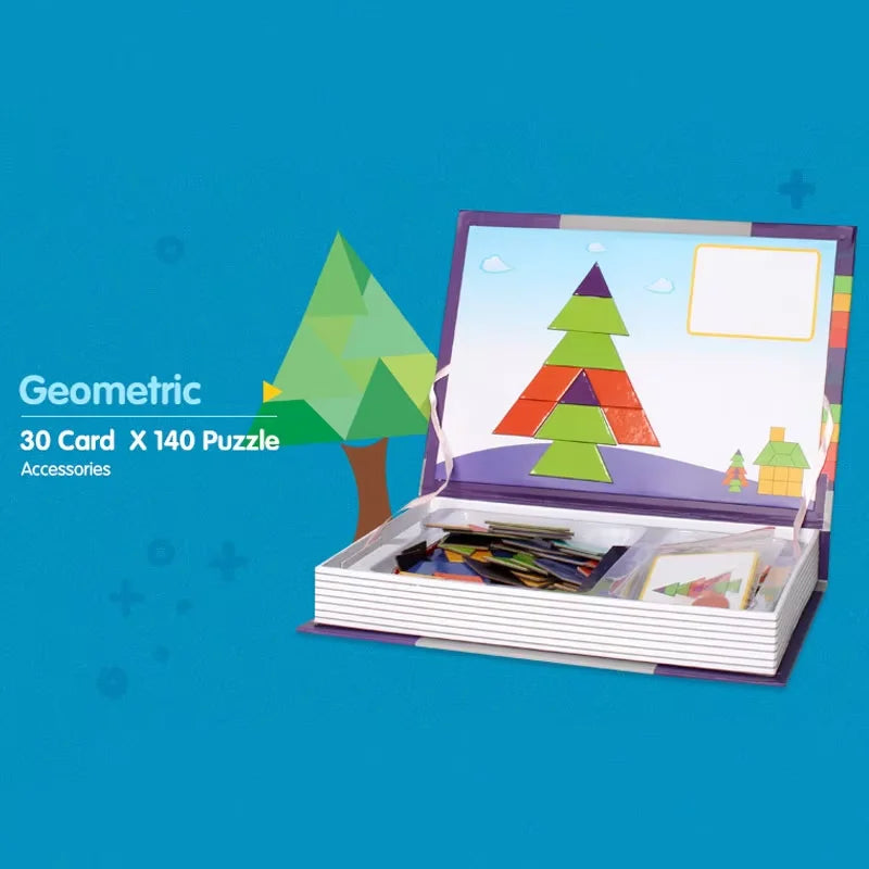 Magnetic Puzzle Book- Brain Training Games