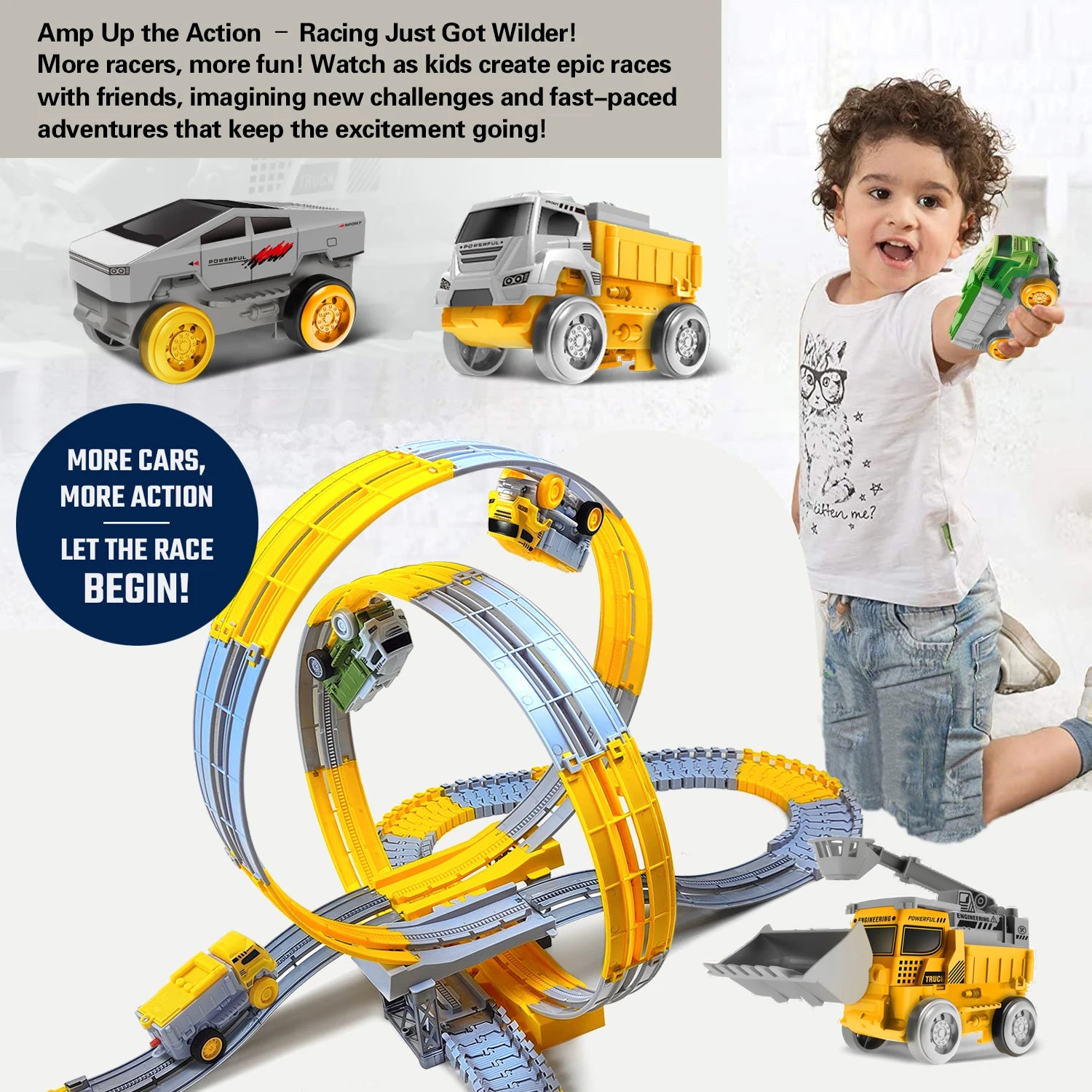 Magic Climbing  Electric Track Toy