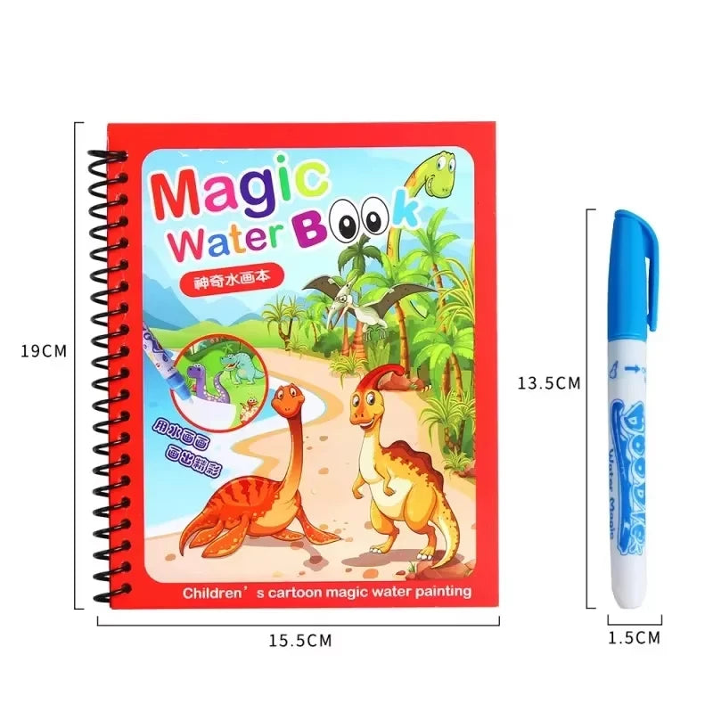 Magic Water Painting Book - Educational Toys For Baby 1 2 3 Years