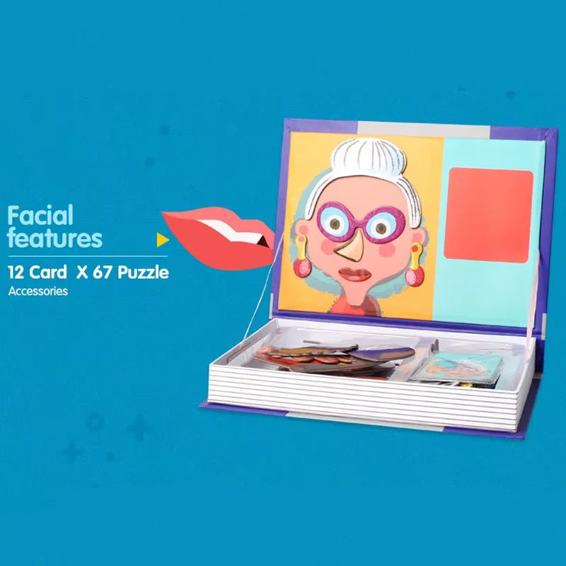 Magnetic Puzzle Book- Brain Training Games