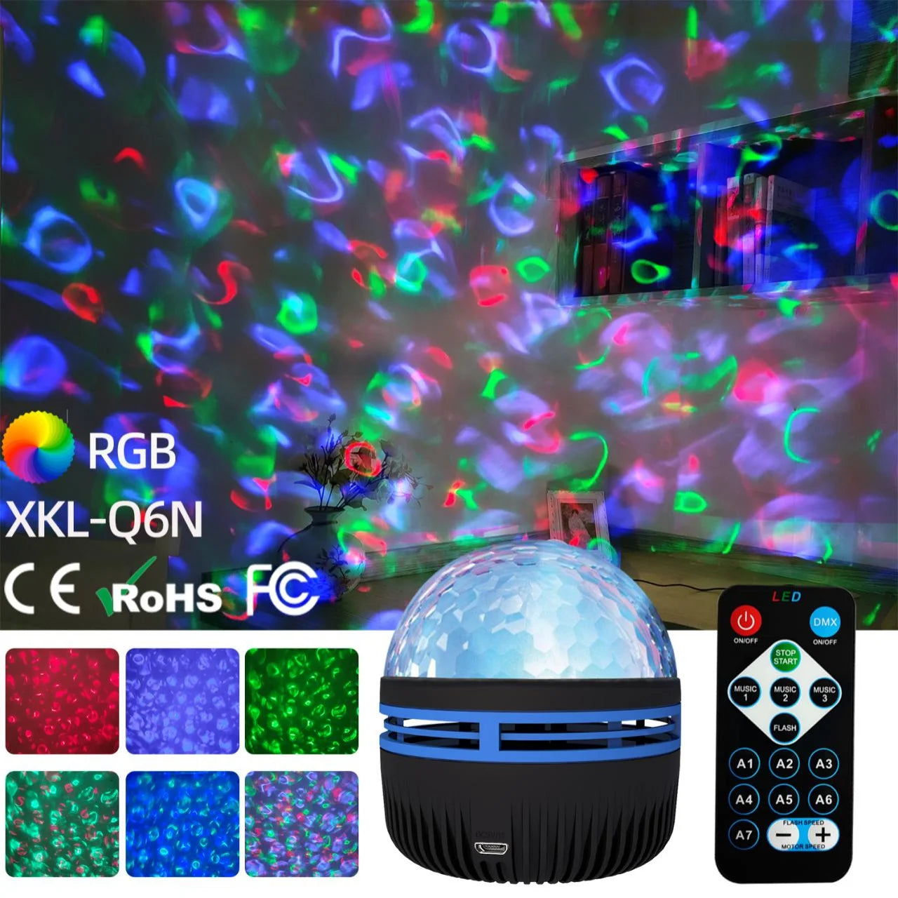 Colorful NightLights with Remote Control