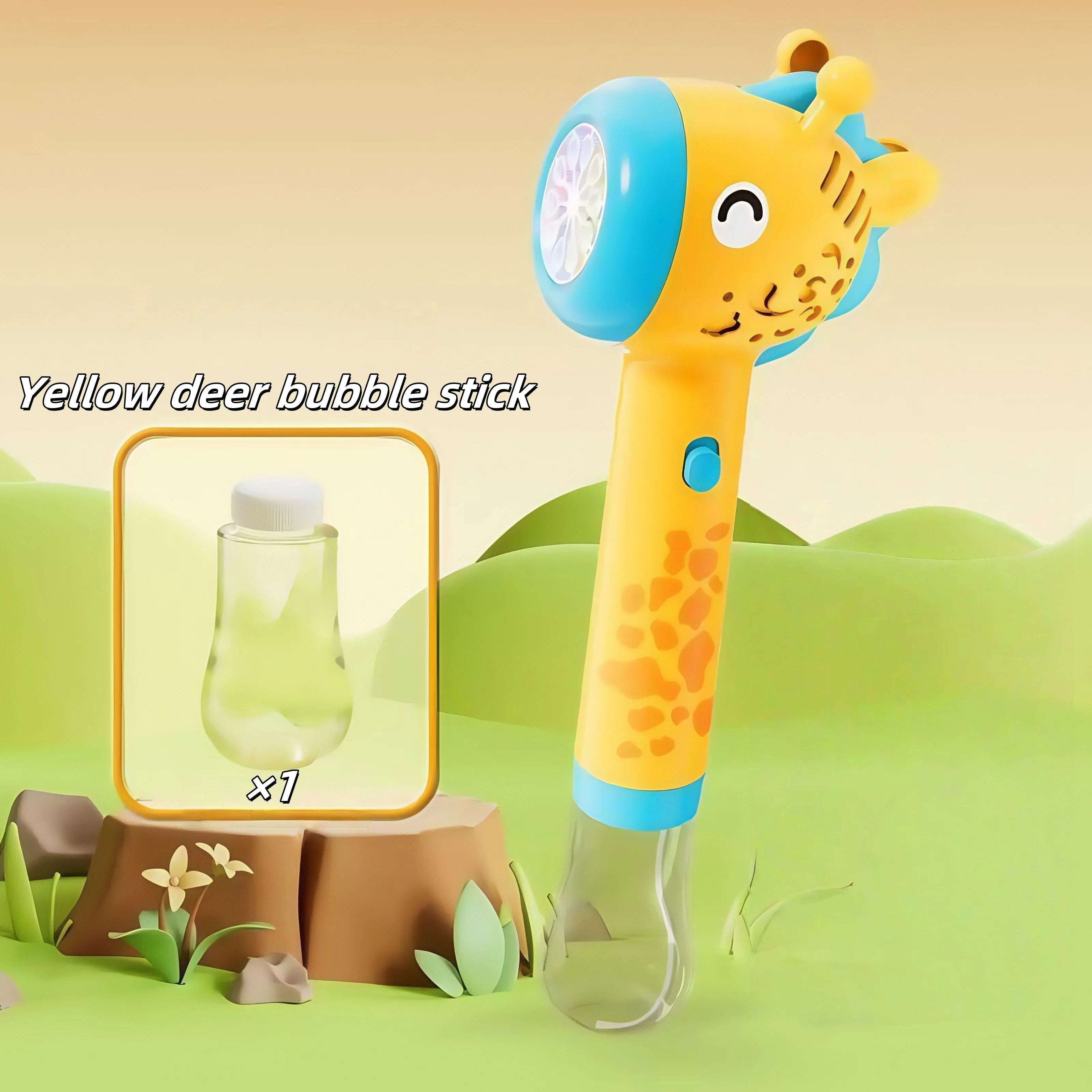 Dinosaur Giraffe Bubble Blowing Machine