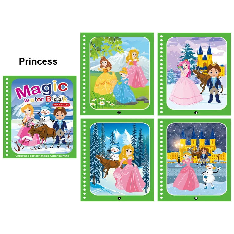 Magic Water Painting Book - Educational Toys For Baby 1 2 3 Years