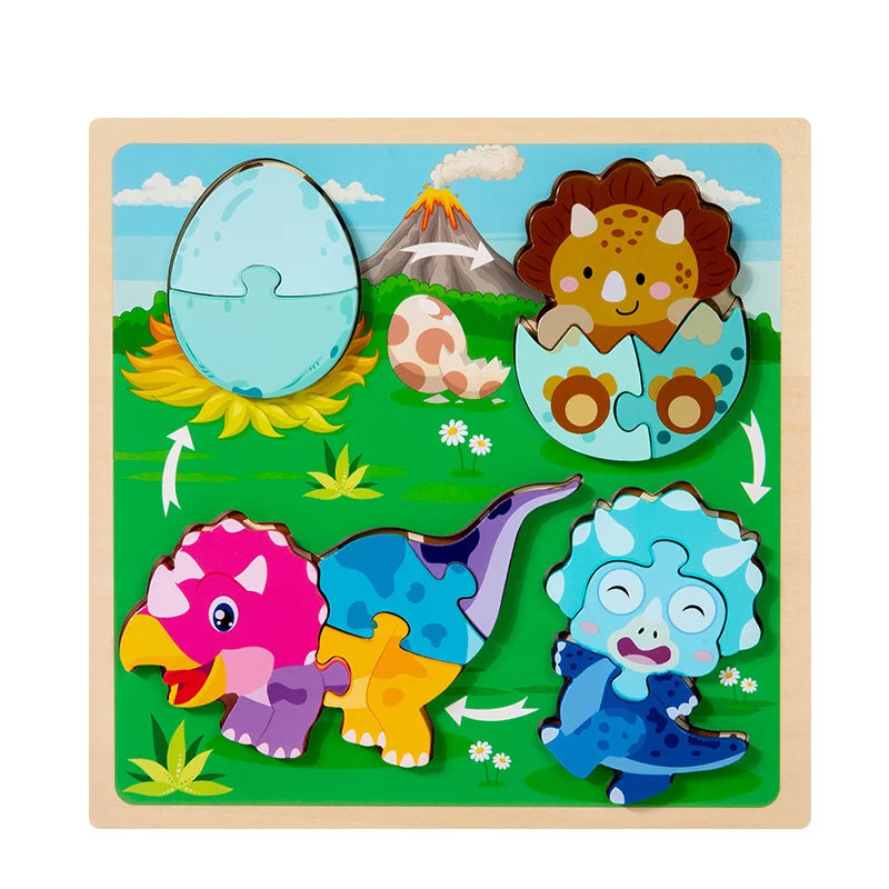 Wooden 3D Puzzle Toys