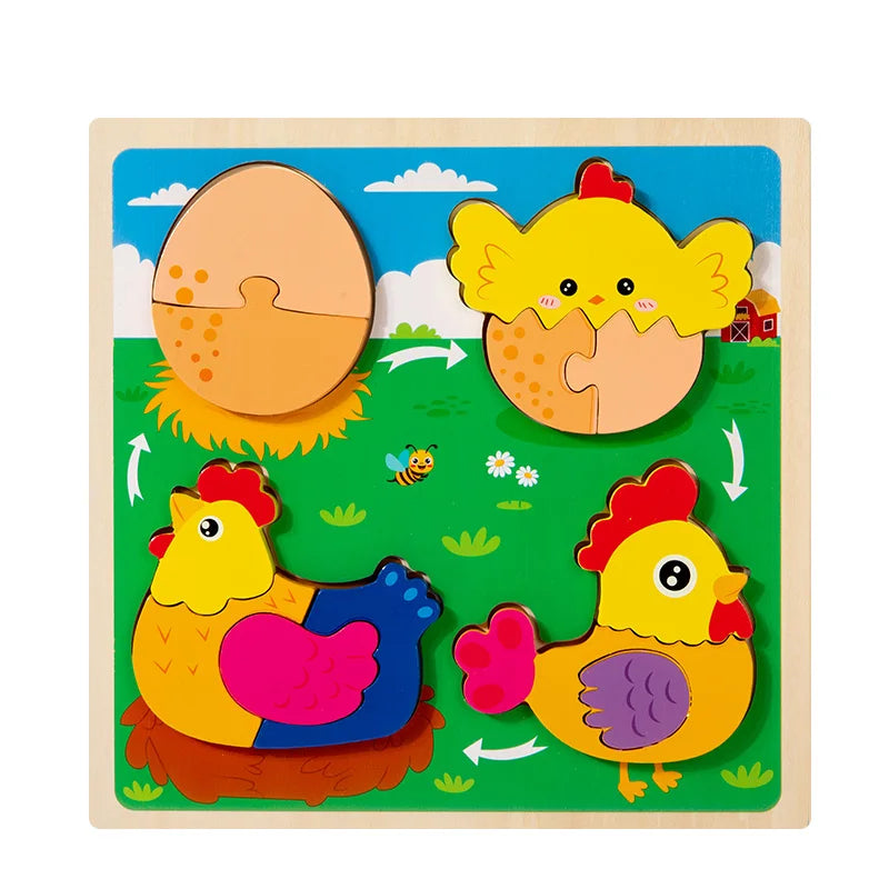 Wooden 3D Puzzle Toys